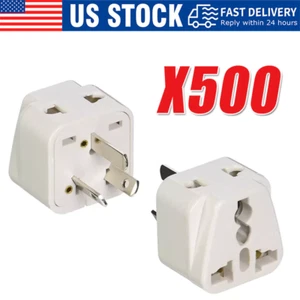 500 European EU To US American Adapter Plug Converter Euro Asia to USA wholesale - Picture 1 of 7