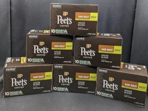 Peet's Coffee - Decaf - Dark Roast - House Blend - K-Cup Coffee Pods - 60ct - Picture 1 of 3
