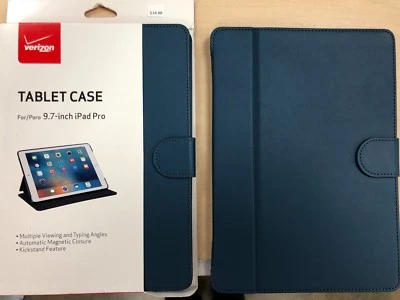 iPad Pro 9.7 inch Verizon Brand Tablet Folio Case in Blue - Image 1 of 4