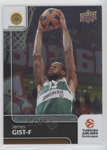 2016-17 Upper Deck Euroleague Rainbow James Gist #41