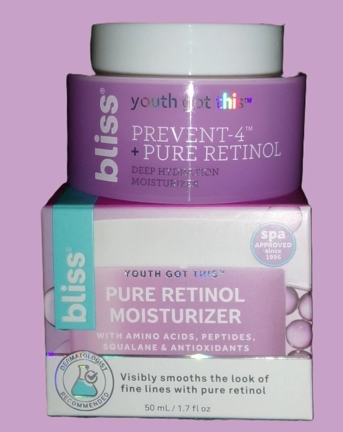 Bliss • Youth Got This • PREVENT-4 HIDRATANTE PROFUNDA 1 fl oz NUEVO Foto 1 de 4