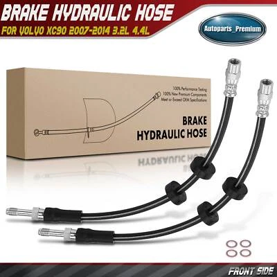 2x Manguera hidráulica de freno delantera L&R para Volvo XC90 2007 2008-2014 L6 3,2 L V8 4,4 L Foto 1 de 4