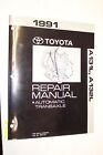 1991 Toyota A131L, A132L Automatic Transaxle Repair Manual RM213U Corolla Tercel