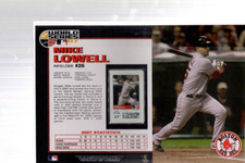 2007 BOSTON RED SOX WORLD SERIES CHAMPIONS  MIKE LOWELL  STAMP / PAGE