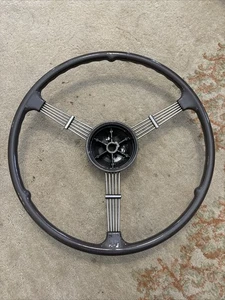 1930s Ford Banjo Style Accessory Gunmetal Steering Wheel DRAKE 17” Restored - Bild 1 von 10