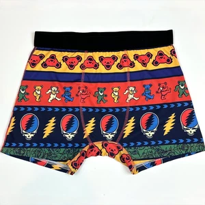 Boxers Grateful Dead para hombre talla MED osos bailarines ondulación - Imagen 1 de 5