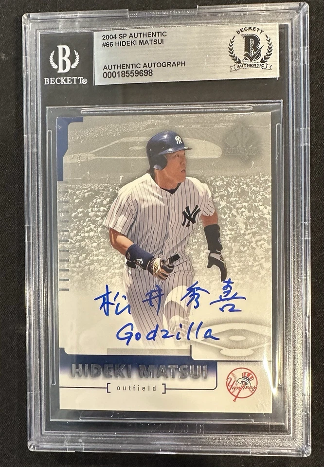 Hideki Matsui Signed 2004 SP Authentic #66 BGS Authentic Yankees - Image 1 of 2
