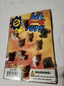 Gum Ball Toy Prize Vending Machine Header Card Display Lil Pups Puppy Plastic  - Picture 1 of 4