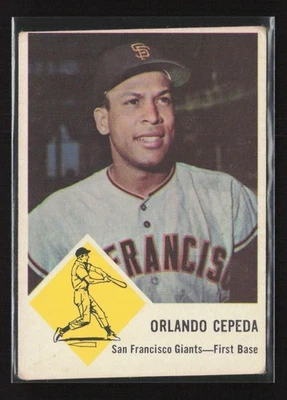 1963 Fleer #64 Orlando Cepeda - VG+ Set Break! - Image 1 of 2