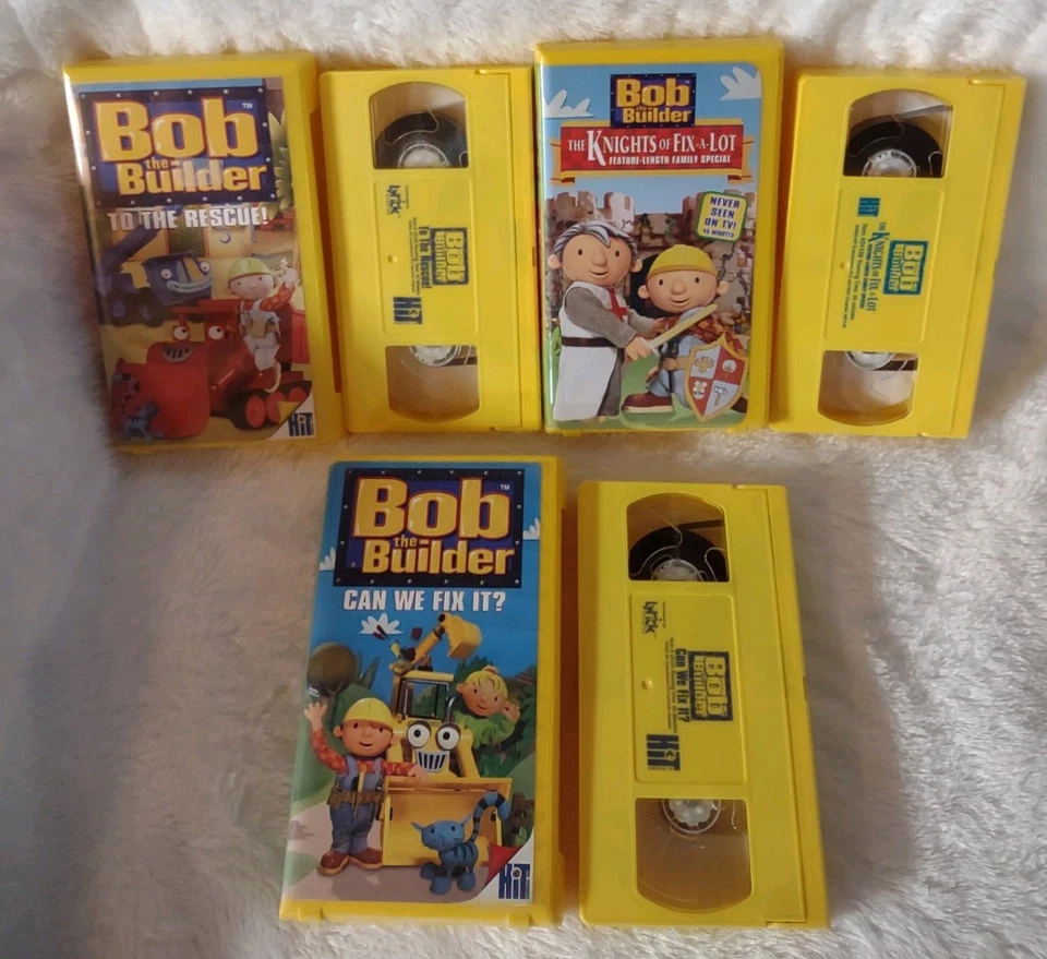 Bob the Builder VHS Lot - To the Rescue, Knights of Fix-a-Lot, Can We Fix It-3 - Image 1 of 4