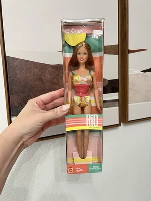 Mattel Vintage Rio de Janeiro Skipper Doll sister of Barbie swim NIB 2002 NOS - Image 1 of 4