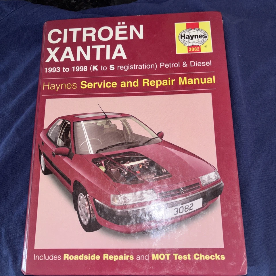 Citroen Xantia 1993-98 K-S Petrol Diesel Haynes 3082 Service & Repair Manual '99 - Image 1 of 4