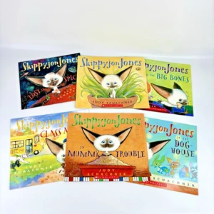 Lot of 6 Skippyjon Jones Paperback Books Big Bones Mummy Trouble Dog House - Picture 1 of 23