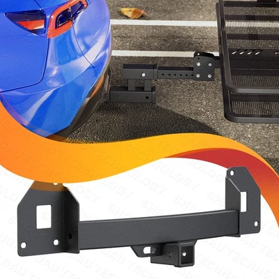 2" Class 3 Trailer Hitch Compatible w/ Tesla Model Y 2020-2024 Rear Towing Hitch - Image 1 of 4