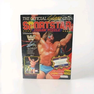 Wwf Ultimate Warrior Signa Chip Jim Hellwig Puzzle Wrestling versiegelt  - Bild 1 von 11