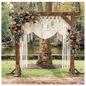 Bohemian Macrame Wedding Backdrop Decor Boho Chic Macrame Wall Hanging Style ... - Picture 1 of 7