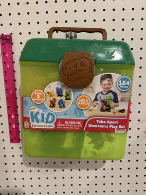 NEW Take Apart Dinosaur Play Set 164 Piece 5 Dinosaurs STEM Learning Age 4+ - Image 1 of 3