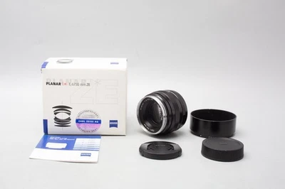 Carl Zeiss Planar 50mm f/1.4 T* Manual Focus ZE Lens for Canon EF Mount, Boxed - Image 1 of 4
