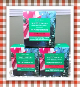 Bath & Body Works THE PERFECT CHRISTMAS Wallflowers Fragrance Refill x6 Bulbs - Picture 1 of 6