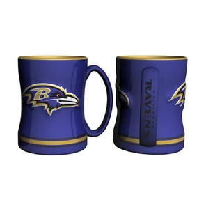 BALTIMORE RAVENS SCULPTED RELIEF MUG - Picture 1 of 1