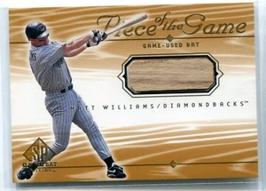 2000 SP Game Bat Matt Williams Piece of the Game GU BAT RELIC D-BACKS - Picture 1 of 1