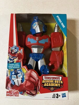 Transformers Rescue Bots Academy Optimus Prime Mega Mighties Kids Toy NEW in Box - Image 1 of 4
