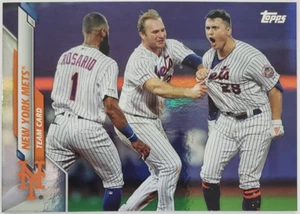 Tarjeta de equipo paralelo Rainbow Foil 2020 Topps 202 Alonso Davis de los Mets de Nueva York... - Imagen 1 de 2