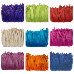 Rooster Coque Tail Feathers 4-7" Many Dyed Colors! Halloween/Crafts/Bridal/Trim - Picture 1 of 26