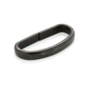 Lazo de correa de latón macizo negro 1,25" 1932-13 - Imagen 1 de 1