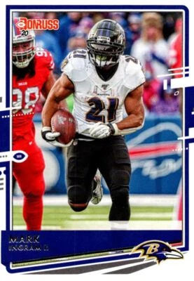 2020 Donruss Press Proofs Blue Mark Ingram II Baltimore Ravens #35 - Image 1 of 2