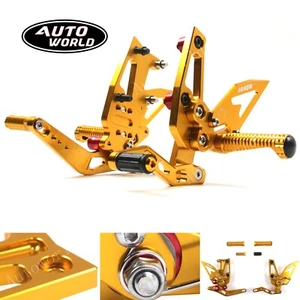 For Triumph Speed Triple 1050 2011-2015 2014 Adjustable Racing Footrest Rearsets - Picture 1 of 12