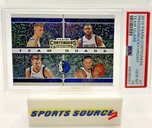 Luka Doncic 2019-20 Panini Contenders Team Quads Porzingis Curry Hardaway PSA 10 - Imagen 1 de 2