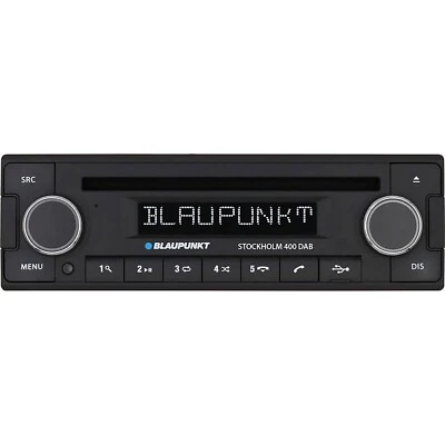 DAB Autoradio Blaupunkt Stockholm 400 Stereo Bluetooth CD IPHONE Control Aux USB - Immagine 1 di 4
