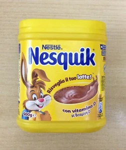COLLECTIBLE EMPTY BOX - NESQUIK 500g. -START WITH A SMILE -NESTLE' - Picture 1 of 2