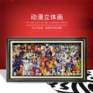Digimon Avventura Personaggio Cartoni Animati Famiglia Arte Pittura 3D Carta Intaglio Decorazione - Foto 1 di 25