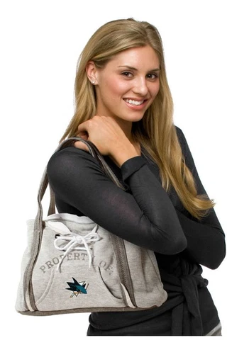 San Jose Sharks Purse Hoodie Handbag NHL Ladies Embroidered Logo Cover