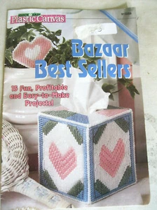 Quick & Easy 913208 BAZAAR BEST SELLERS plastic canvas patterns 16p booklet 1992 - Picture 1 of 8