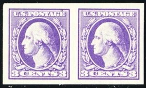 535, Mint NH 3¢ XF/Superb Horizontal Pair - Stuart Katz - Picture 1 of 1