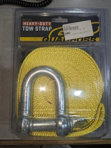 Quadboss HEAVY DUTY (2in Wide 20ft Long Tow Strap w/ Shackle BNIB - Picture 1 of 2