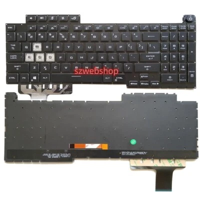 Nuevo teclado retroiluminado para Asus ROG Strix G17 G713PI G713PV G713I G713Q G713R EE. UU. Foto 1 de 4
