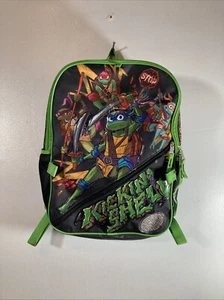 Ninja Turtle Book Bag With Pencil Case  - Picture 1 of 5