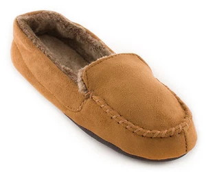 ISOTONER Damen Woodlands Microsuede Mokassin Slipper - Bild 1 von 4