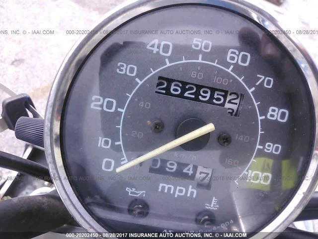 Velocímetro calibre OEM 33 H HONDA SHADOW VLX 600 2006 (26,295 MLS) Foto 1 de 4