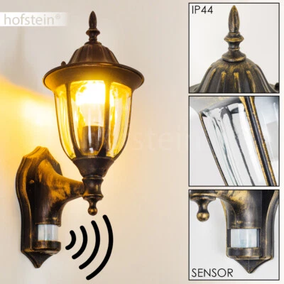 Aussen Wand Leuchte mit Bewegungsmelder Wandlampe Terrasse Balkon Veranda Lampen - Bild 1 von 4