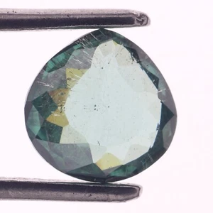 1.30 Ctw Fancy Blueish Loose Moissanite Pear Diamond Lab Grown Gemstone 7 mm - Picture 1 of 6