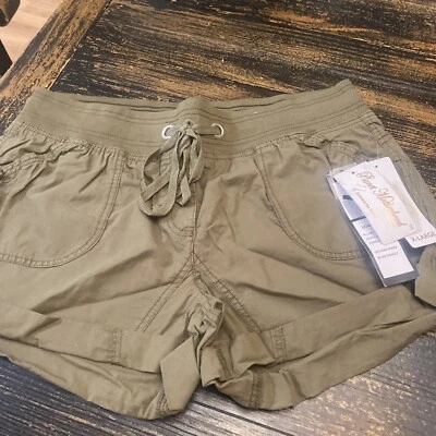 Planet материнства шорты оливковый размер XL новый шнурок и карманы удобный - Изображение 1 из 4