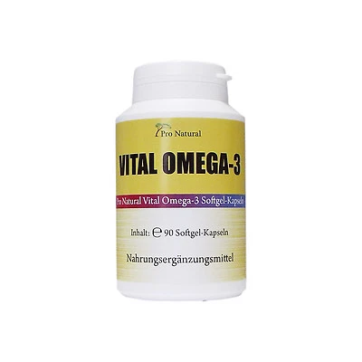PRONATURAL Vital Gold Omega Kapseln 2000 mg - 660 EPA 440 DHA pro Dosis spitzen Qualität