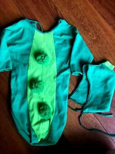 boys girls RUBIES COSTUME pea pod bunting HALLOWEEN baby NEWBORN 6-9 12 MONTHS - Picture 1 of 2