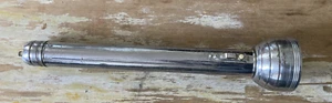 Vintage aluminum 4 cell flashlight Macky Hong Kong untested 1950's 1960's - Picture 1 of 5