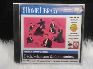 zane home library Great Composers Bach, Schumann & Rakhmaninov CD - Picture 1 of 2